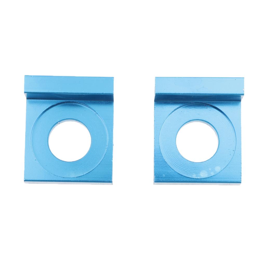 15mm Alloy Chain Adjuster Tensioner Block for Dirt Bike Quad ATV Blue