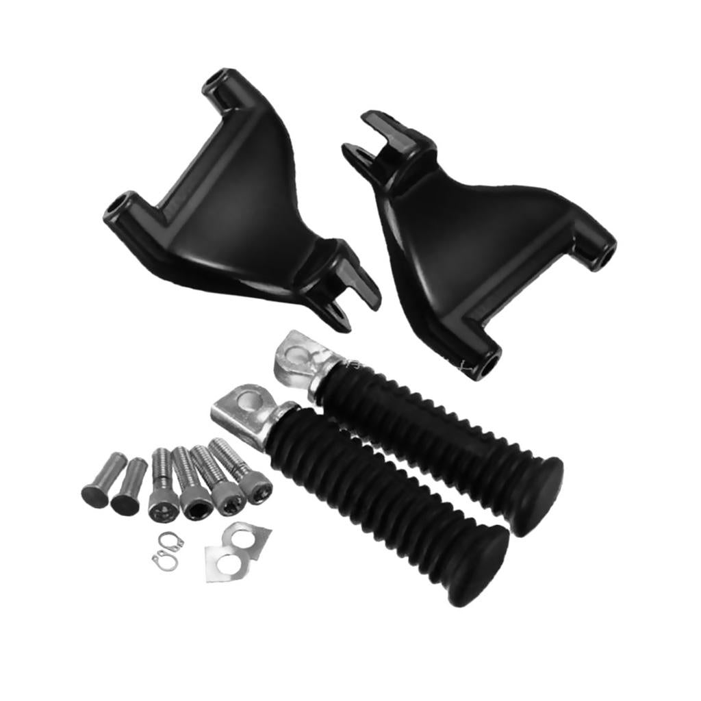 2x Passenger Rear Foot Pegs Mount For Harley 883 1200 XL Sporster 2004-2013