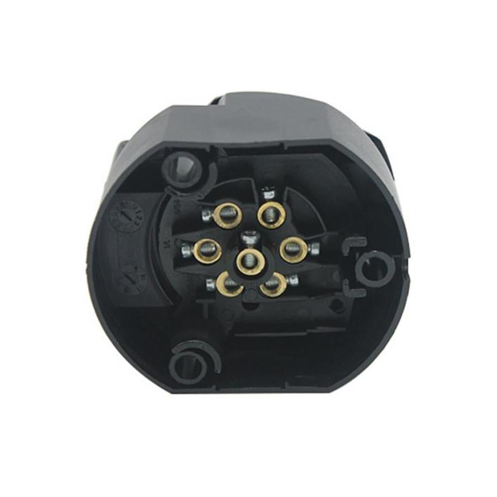 7Pin Plastic Trailer Plug&Socket Caravan Towbar Wiring Towing Electric Light