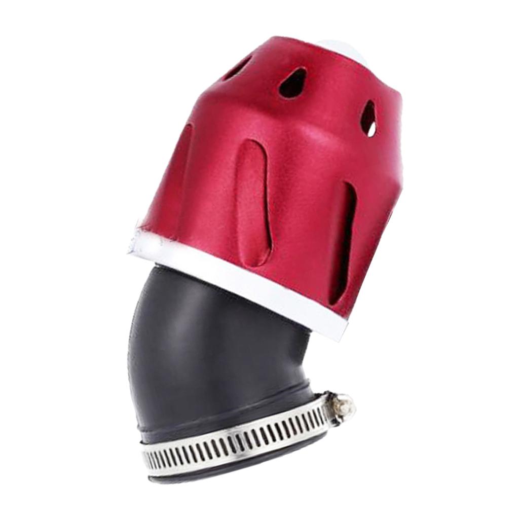  Air Filter 35mm Intake Pipe 50cc for Motorcycle Dirt ATV Scooter Red