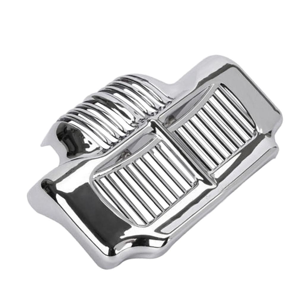 Oil Cooler Cover Case for   Touring Street Glide 2011-2015 Silver