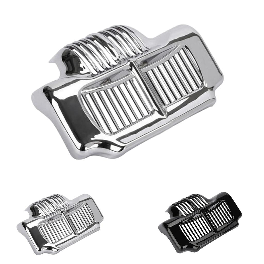Oil Cooler Cover Case for   Touring Street Glide 2011-2015 Silver