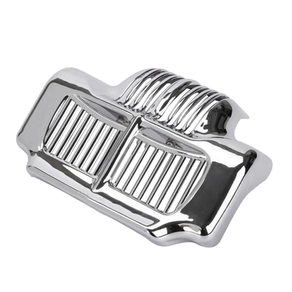 Oil Cooler Cover Case for   Touring Street Glide 2011-2015 Silver