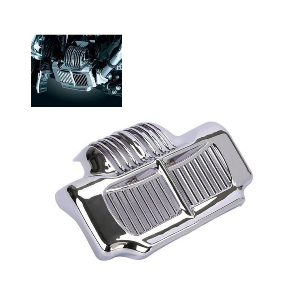 Oil Cooler Cover Case for   Touring Street Glide 2011-2015 Silver
