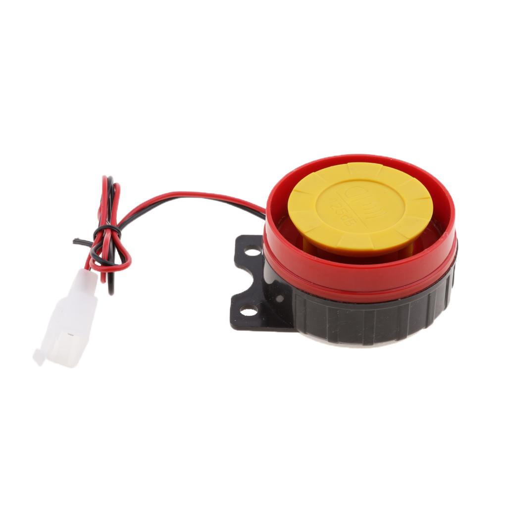 12V Motorcycle Electric Driven Air Raid Siren Horn Alarm Universal