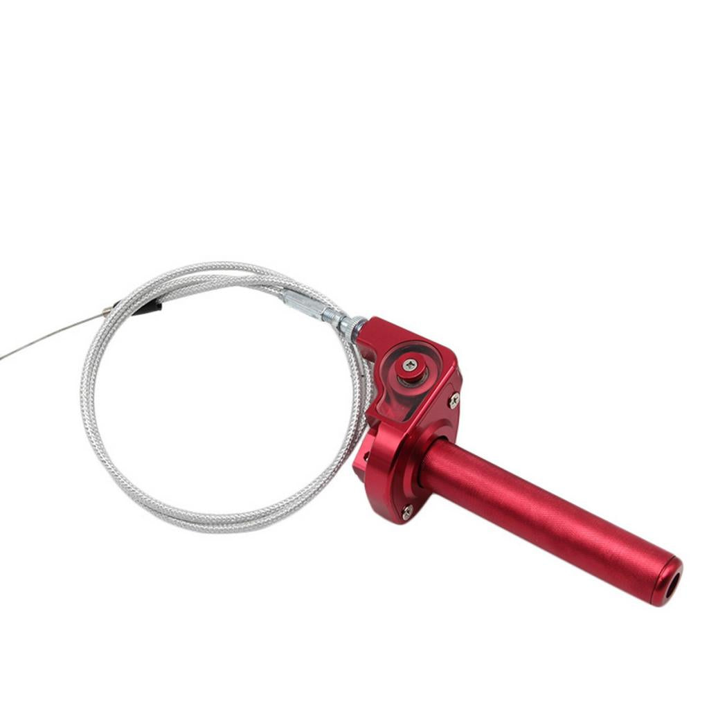 7/8 CNC Twister Throttle Tube Clamp Assembly Cable for Dirt Pit Bike Stomp"