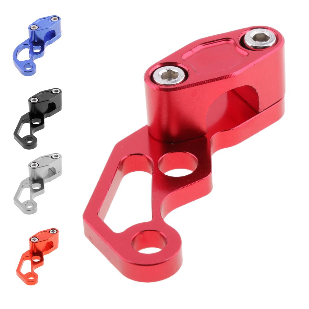 Motorcycle Motorbike Oil Pipe Cable Line Tube Hose Clamp Clip Red
