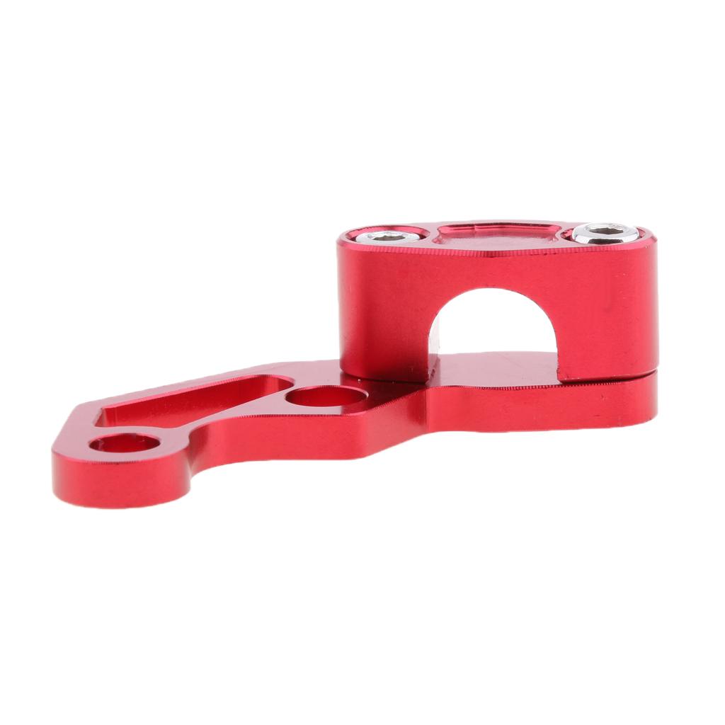 Motorcycle Motorbike Oil Pipe Cable Line Tube Hose Clamp Clip Red