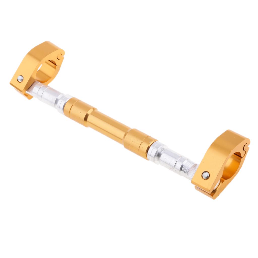 22mm Universal Adjustable Motorcycle Handlebar Cross Bar Balance Beam Gold
