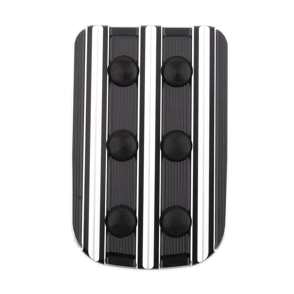 CNC Large Brake Pedal Pad Cover For Harley Softail FXSTC Fat Boy 1986-2017
