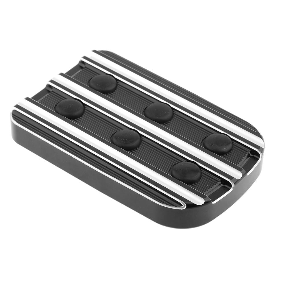 CNC Large Brake Pedal Pad Cover For Harley Softail FXSTC Fat Boy 1986-2017