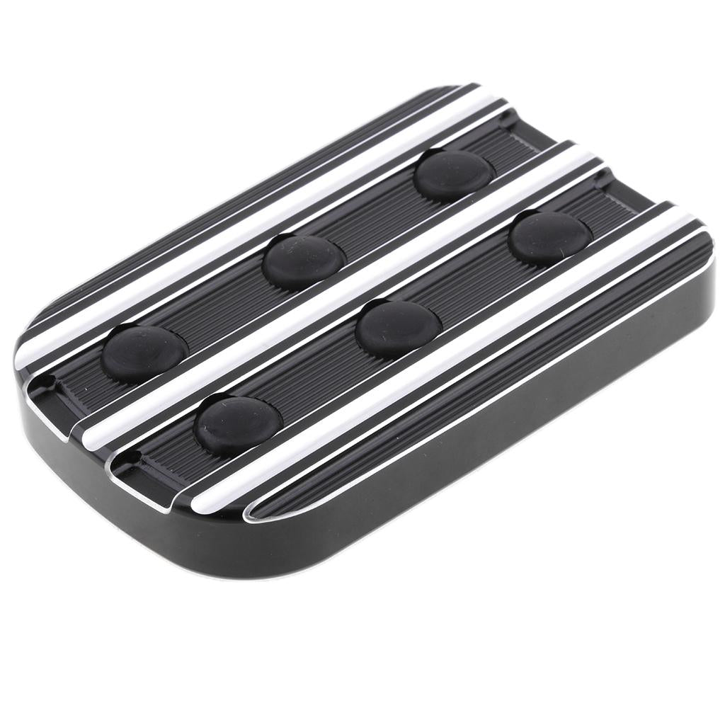 CNC Large Brake Pedal Pad Cover For Harley Softail FXSTC Fat Boy 1986-2017