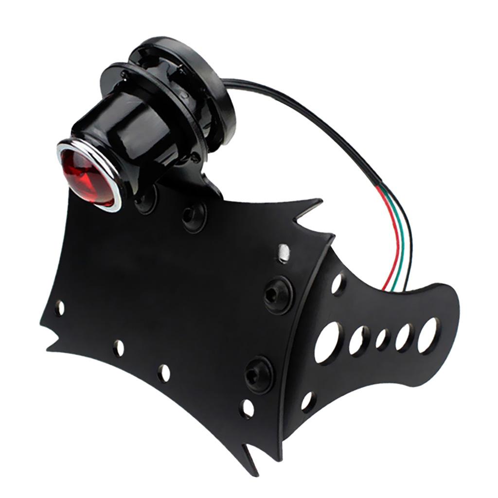 Motorcycle License Plate Bracket Led Taillights for Harley Cruiser Bobber