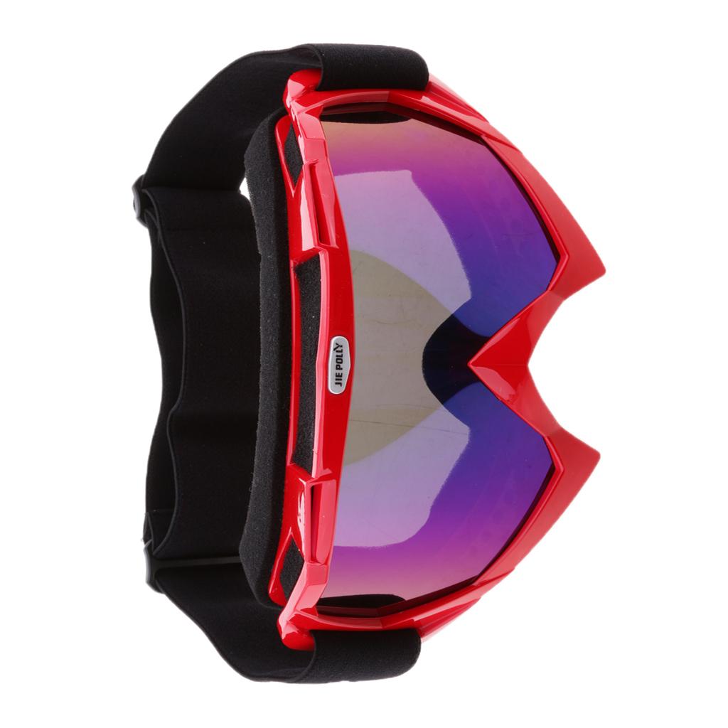 Motorcycle Motocross Racing Windproof Ski Sknowboard Goggles Red
