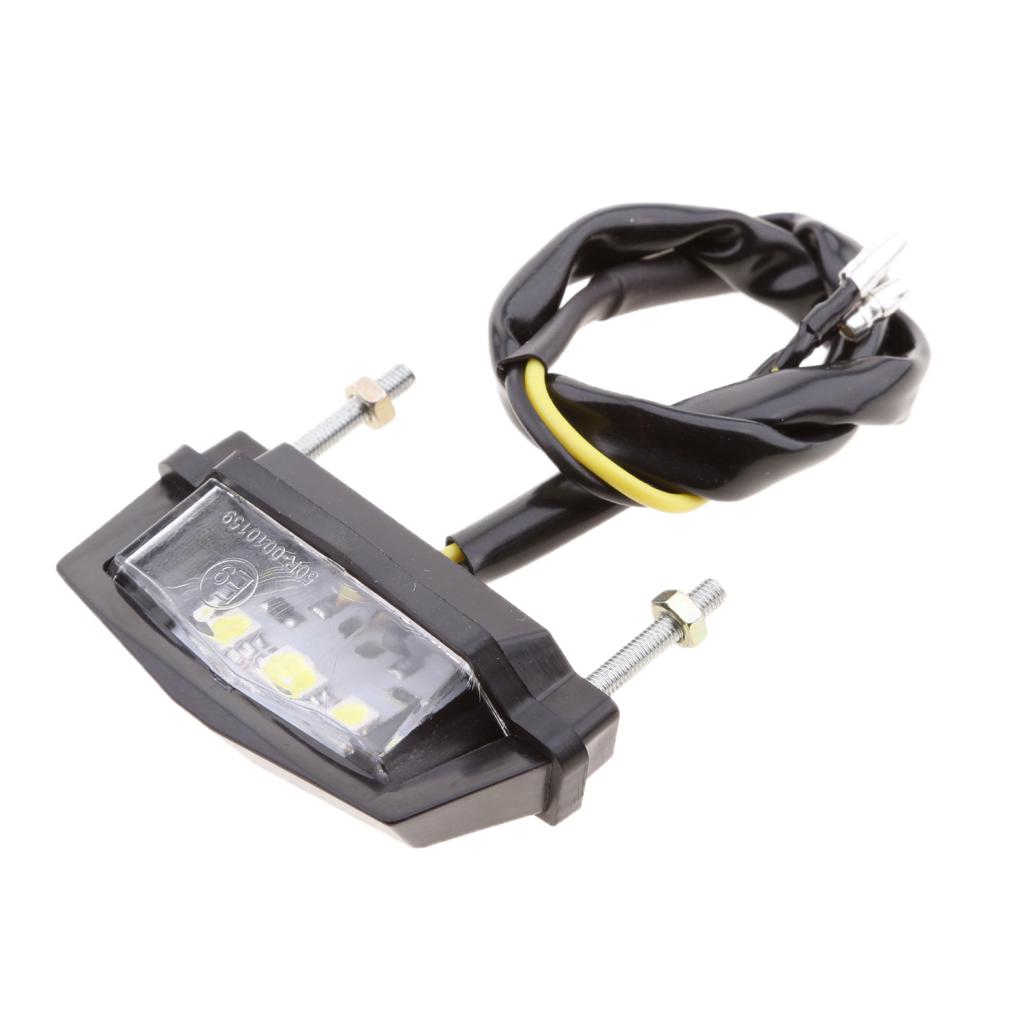 Number Plate Led Light Rear Tail Light For Motorcycle Motorbike