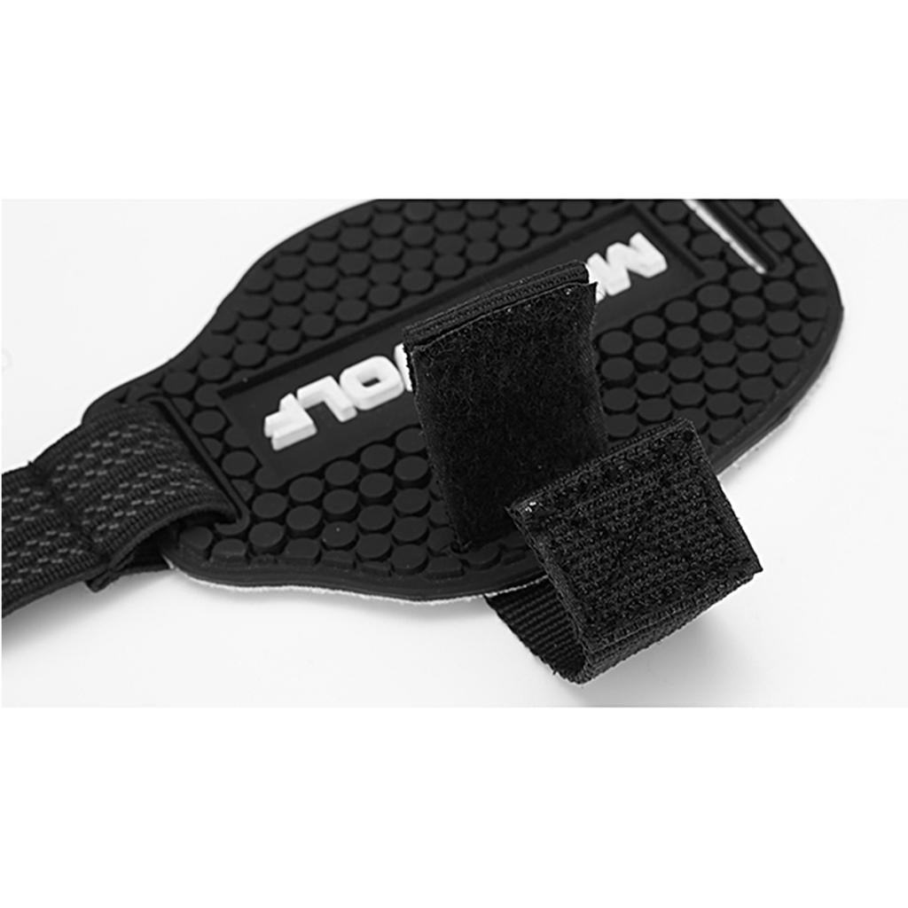 Motorcycle Gear Shifter Shoe Boots Protector Rubber Cover Black