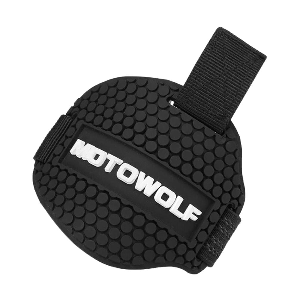 Motorcycle Gear Shifter Shoe Boots Protector Rubber Cover Black
