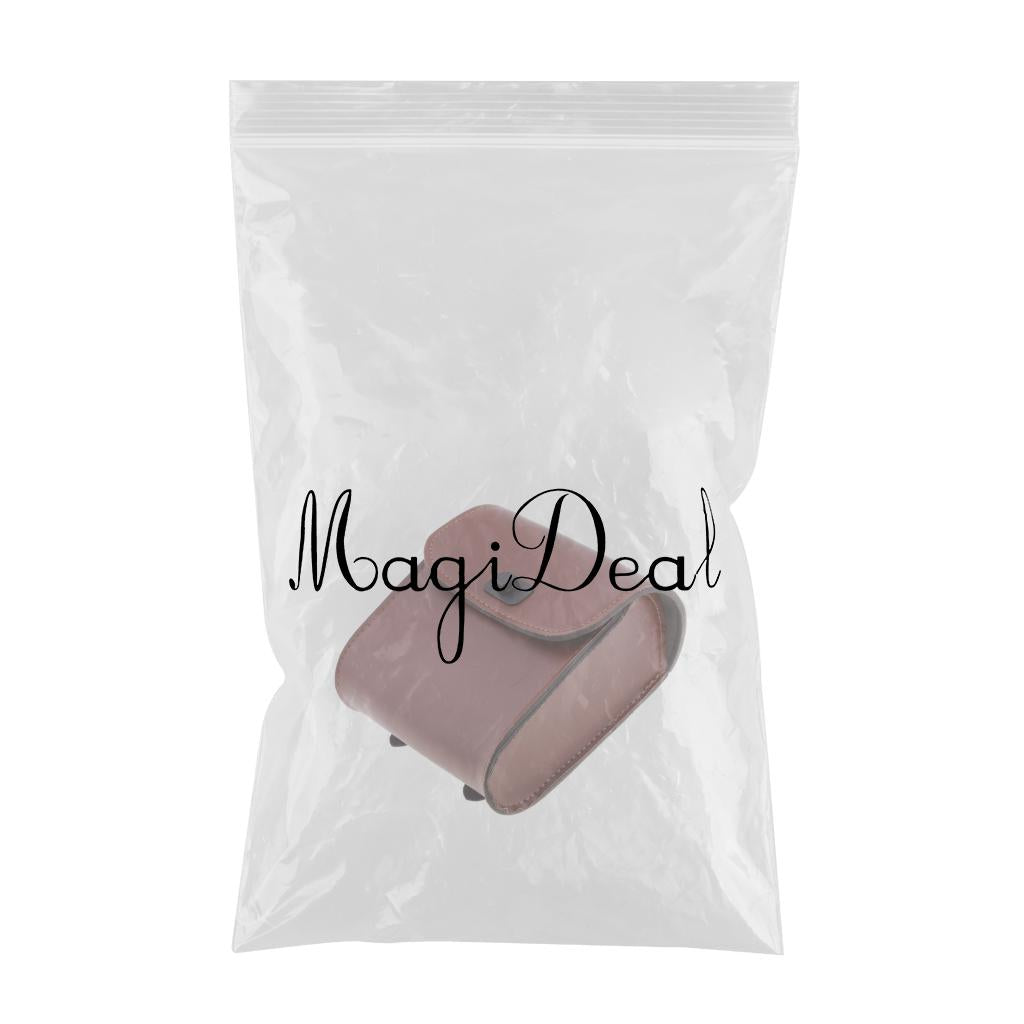 Motorcycle Saddle Bag Motorbike Bicycle Storage Tool Pouches Brown