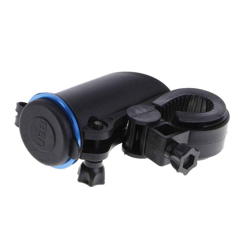 Universal Motorcycle Dual USB Charger Adapter Cigarette Lighter Socket