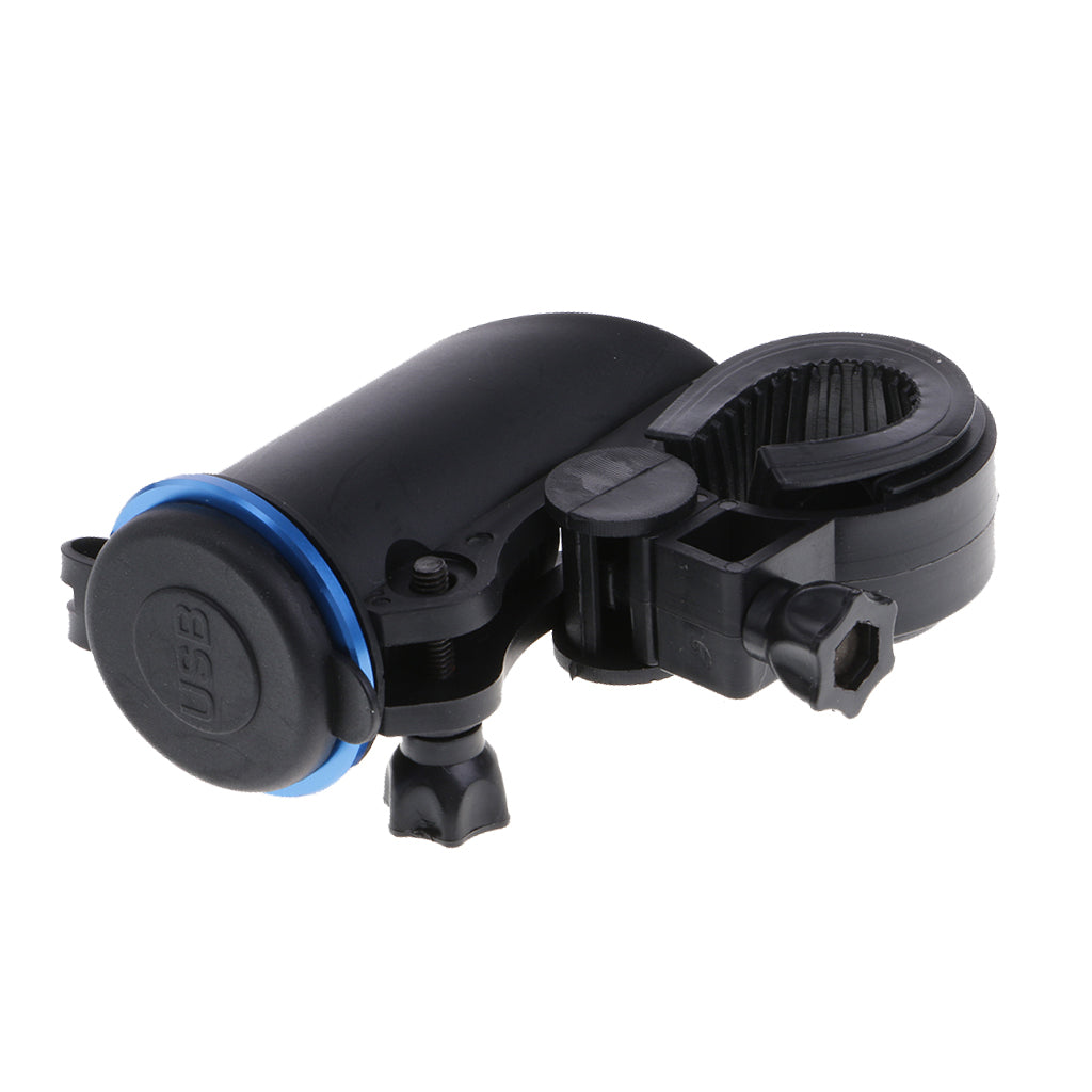 Universal Motorcycle Dual USB Charger Adapter Cigarette Lighter Socket