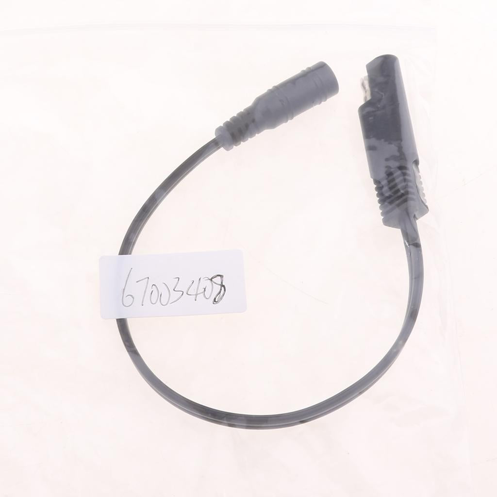 10in SAE Connection to DC Coax Female Jack Motorcycle Heat Clothing