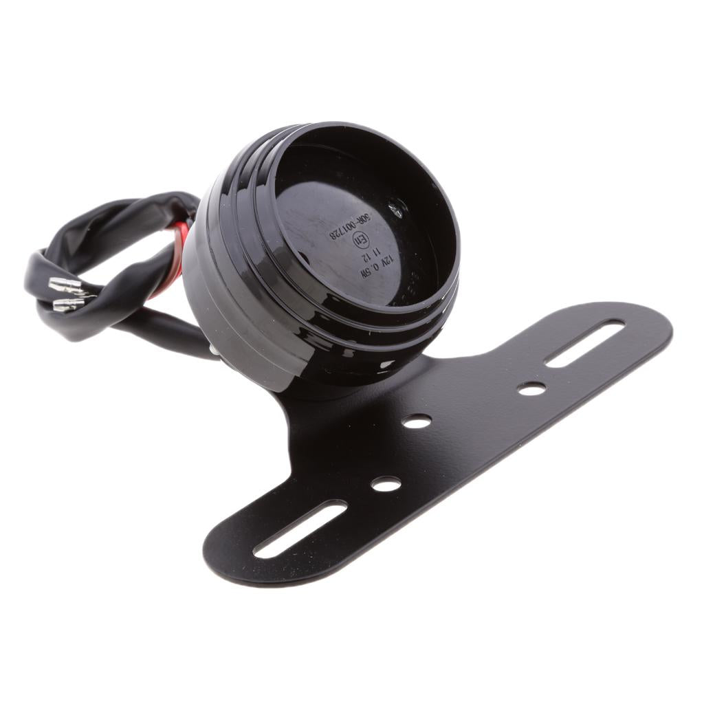 12V Round Motorcycle Brake Tail Light for Bobber Chopper Cafe Racer ATV