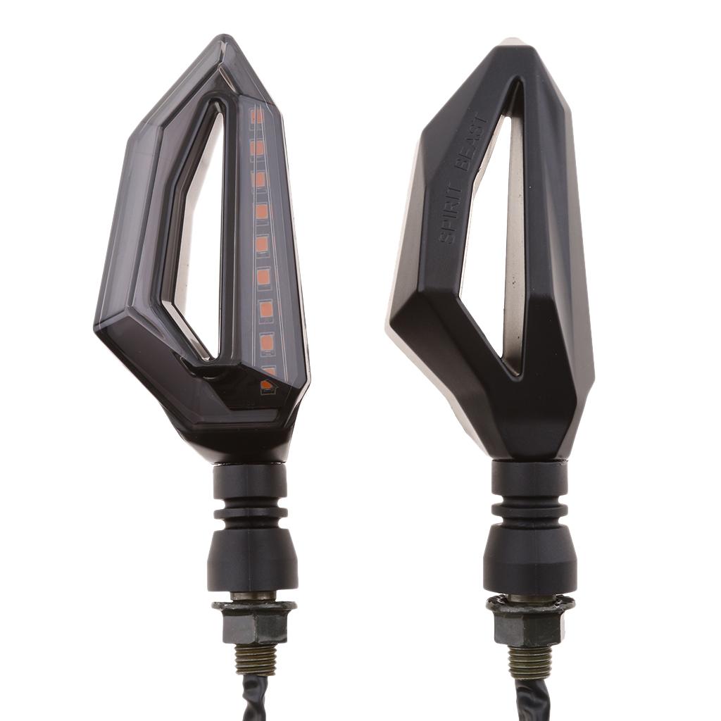 LED Motorcycle Turn Signal light Super Bright Waterproof Lamp L10 Red