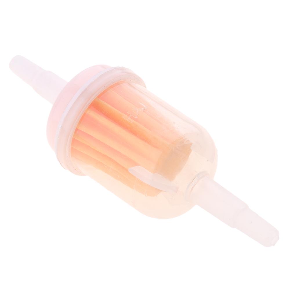  Universal Petrol Inline Fuel Filter LARGE Car Part Fit 6mm Pipes