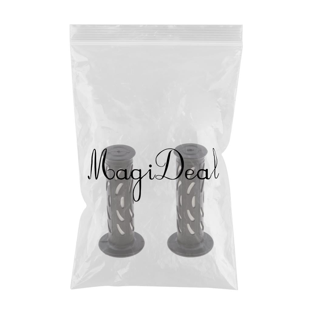 22mm Hand Grips Handle Bar for Motorcycle Pit Dirt Bike ATV Quad Black