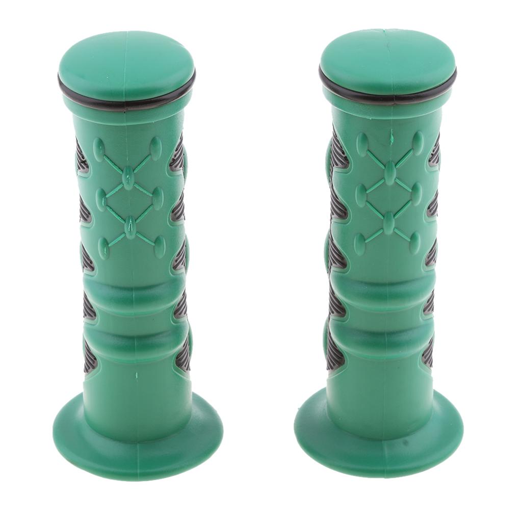 22mm Hand Grips Handle Bar for Motorcycle Pit Dirt Bike ATV Quad Green