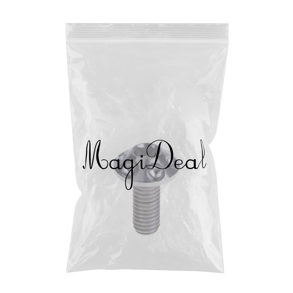 M6 x 15 License Plate Frame Titanium Bolt Screw for Motorcycle Car Auto