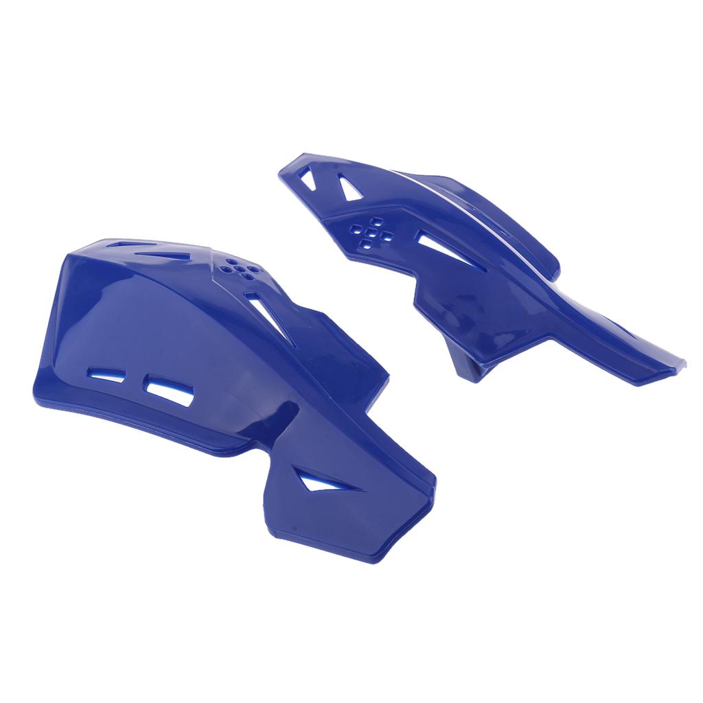 Universal Motorcycle 7/8" Handlebar Hand Brush Guards Handguards Blue