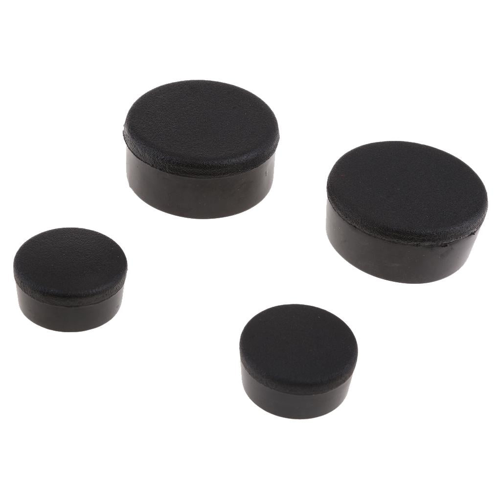 Black Motorcycle Fairing Rubber Frame Plugs for 2004-2007 Honda CBR 1000RR