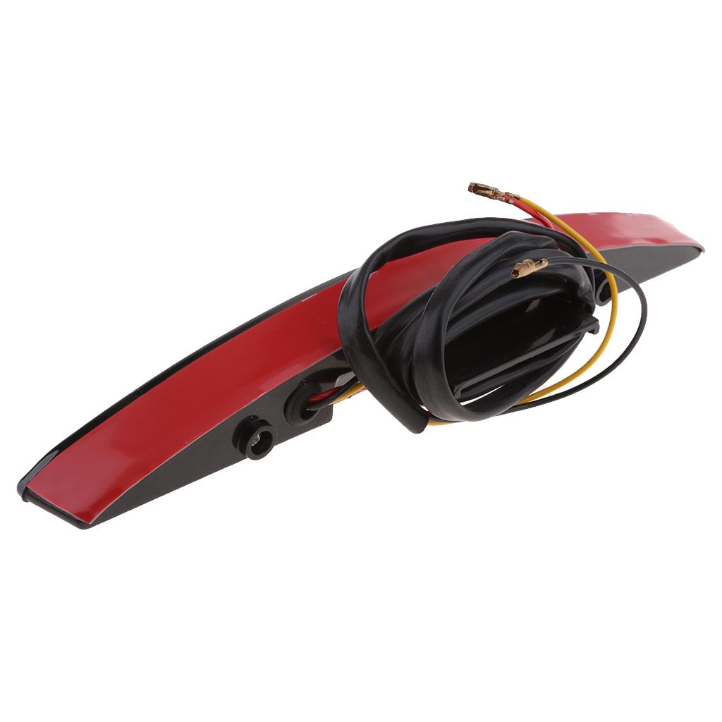Rear Fender Tip LED Brake Tail Light For Harley Breakout FXSB Black Lens