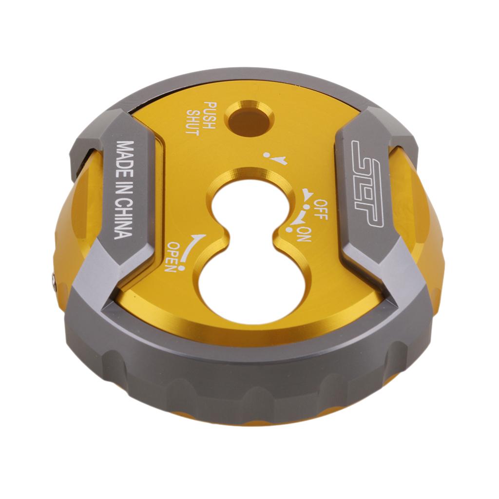 Motorcycle CNC Ignition Key Lock Cap Cover for Yamaha N-MAX 155 Gold