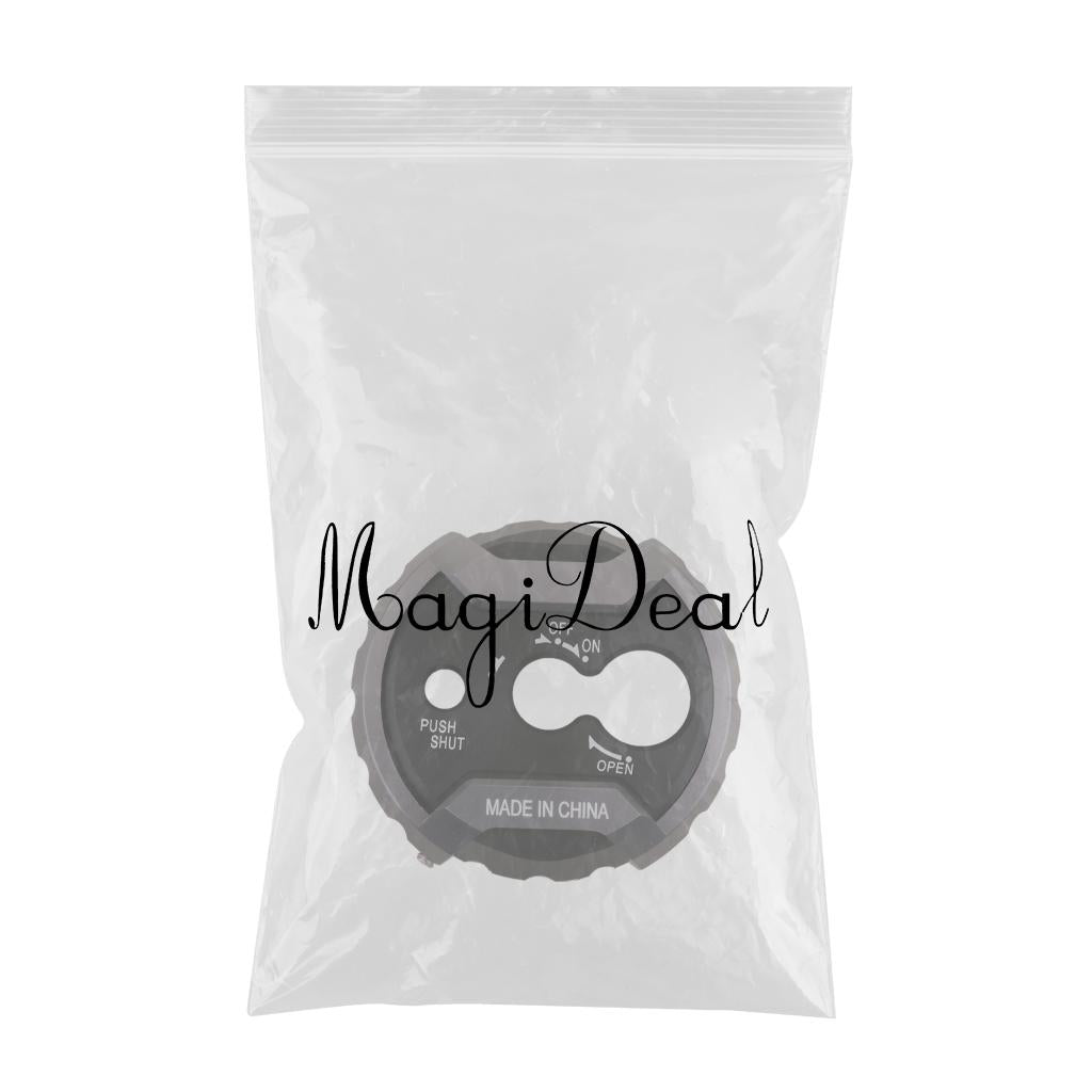 Motorcycle CNC Ignition Key Lock Cap Cover for Yamaha N-MAX 155 Black