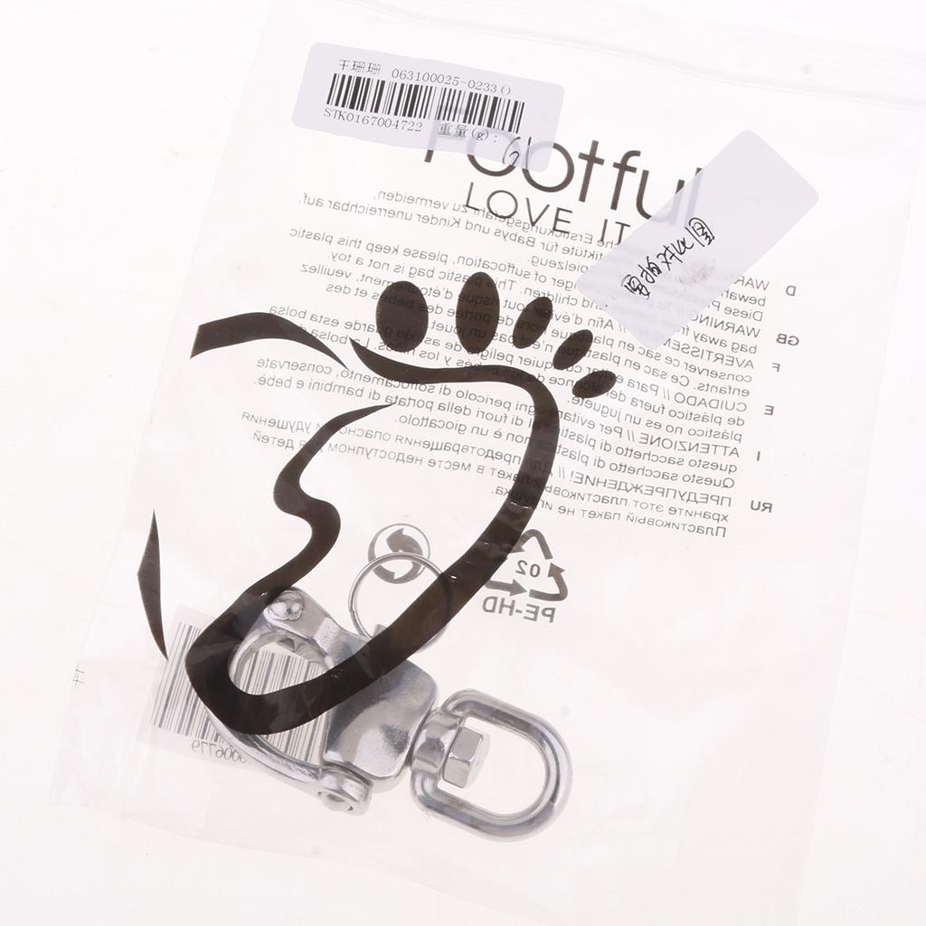 316 Stainless Steel Swivel Snap Shackle for Boat Marine Yacht Sailing 68mm