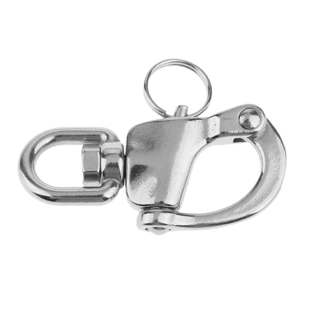 316 Stainless Steel Swivel Snap Shackle for Boat Marine Yacht Sailing 68mm