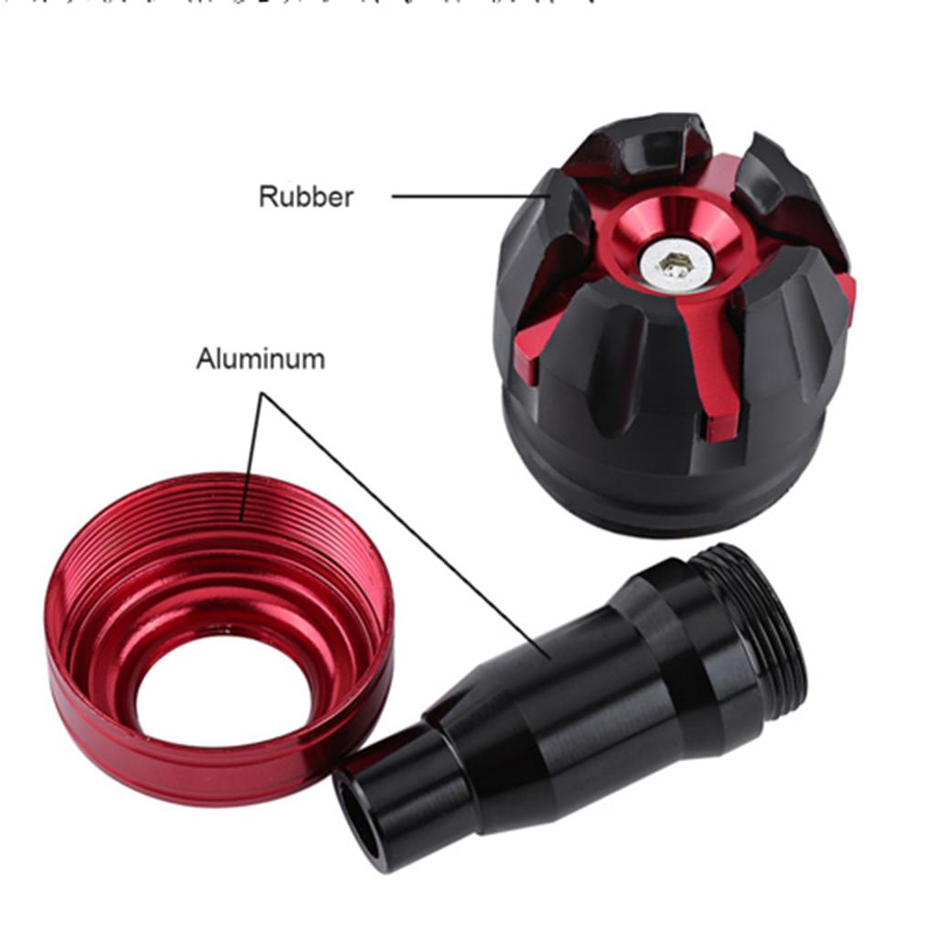 Motorcycle CNC Aluminum Alloy Engine Protection Against Collider Blue