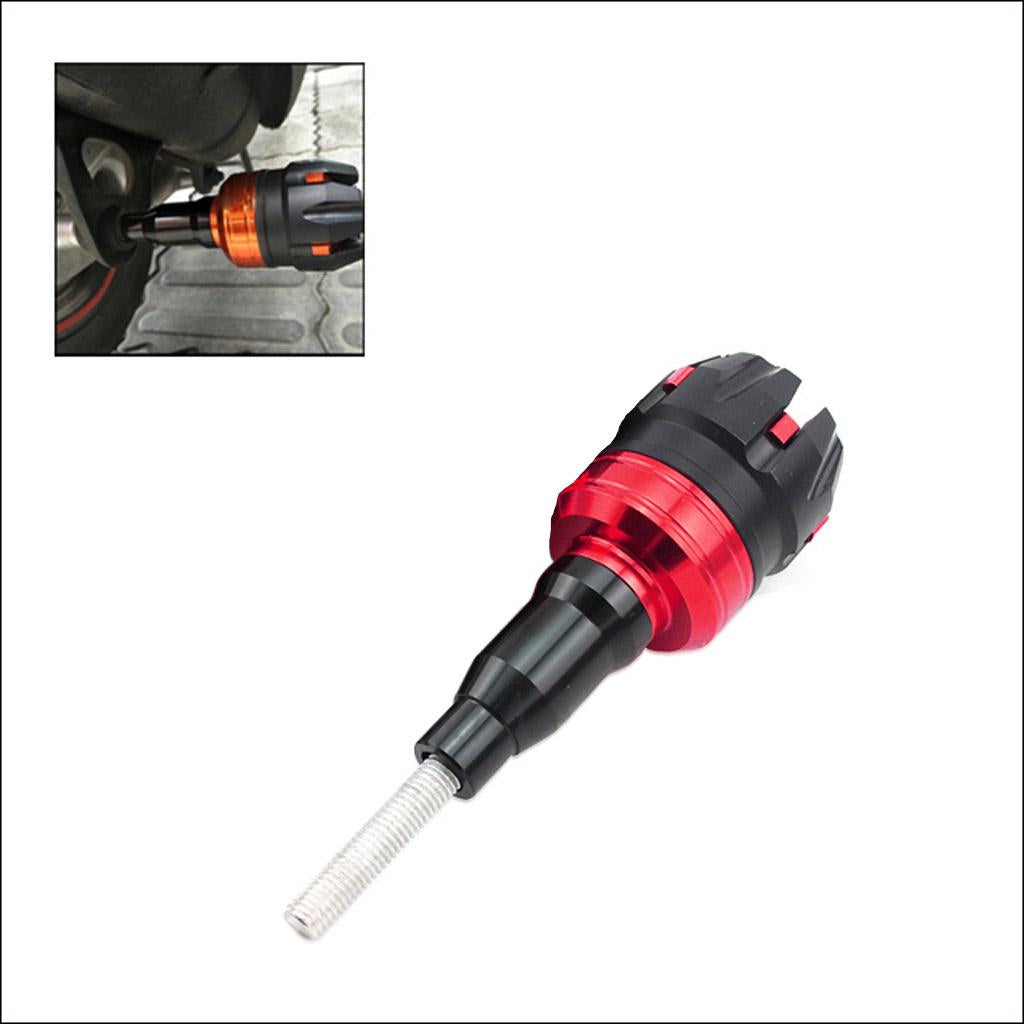 Motorcycle CNC Aluminum Alloy Engine Protection Against Collider Red