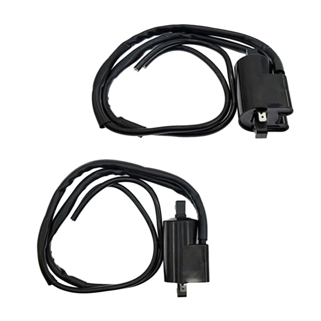 2Pcs Motorcycle Ignition Coil for Suzuki GSF400 GSF600 GSF1200 Black