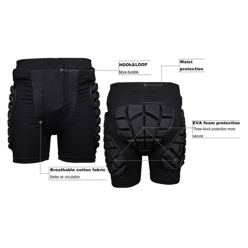 Motorcycle Motocross Riding Snowboard Skiing Hip Butt Protective Pants XXXL
