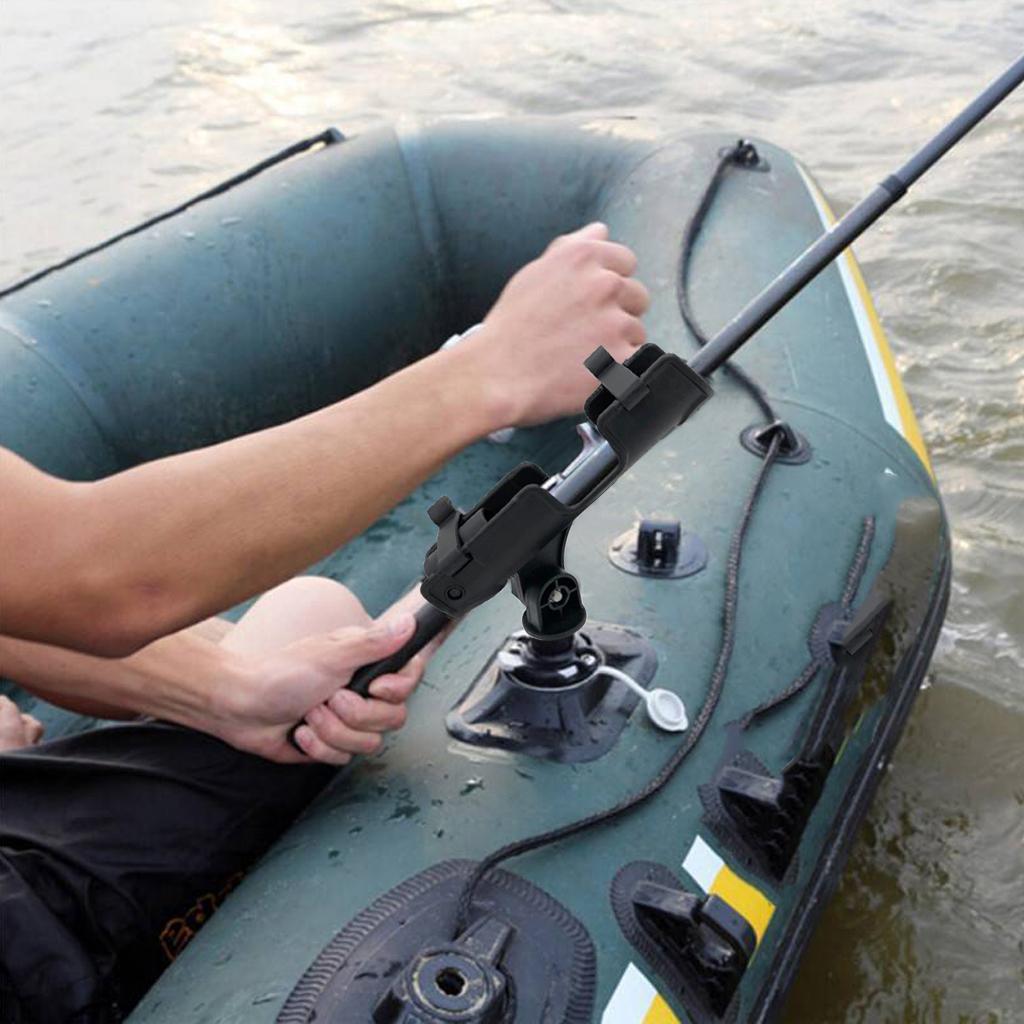 Adjustable 360 Degrees Kayak Fishing Rod Holder Boat Pole Stand Bracket