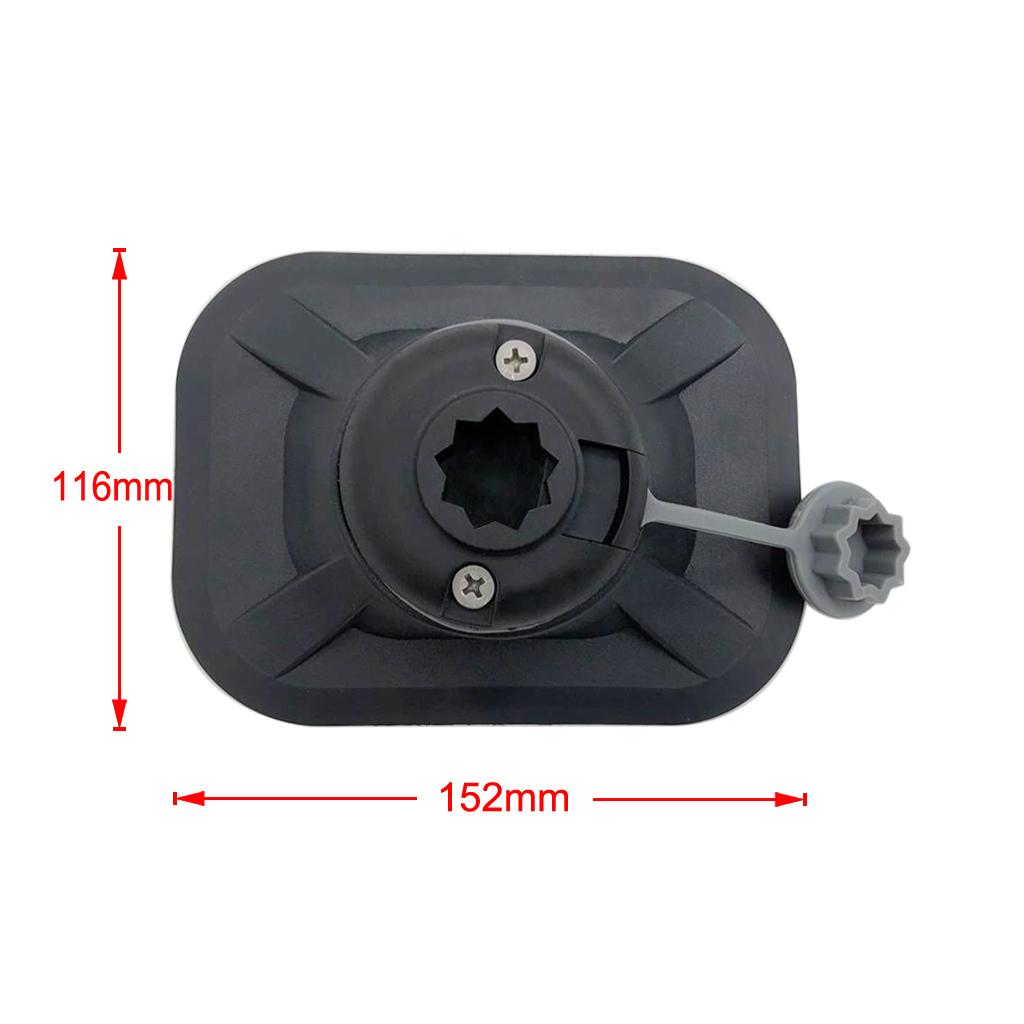 Adjustable 360 Degrees Kayak Fishing Rod Holder Boat Pole Stand Bracket