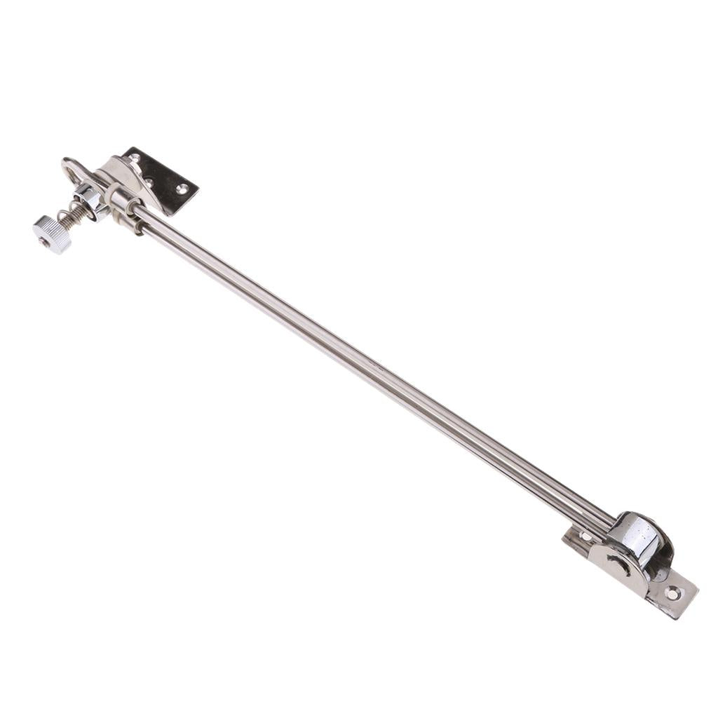 Marine Boat Hatch/Window Adjuster and Stay Support Silver 15inch