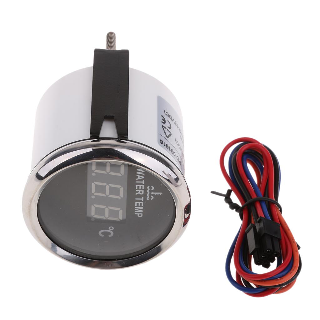 2" 52mm Car Auto Water Temp Gauge -20-120 Celsius Degree 810-00134