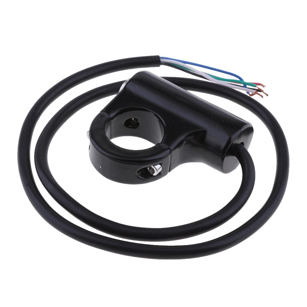 Motorcycle Handlebar Light Push Switch Waterproof ATV Headlight Fog Spot 12V
