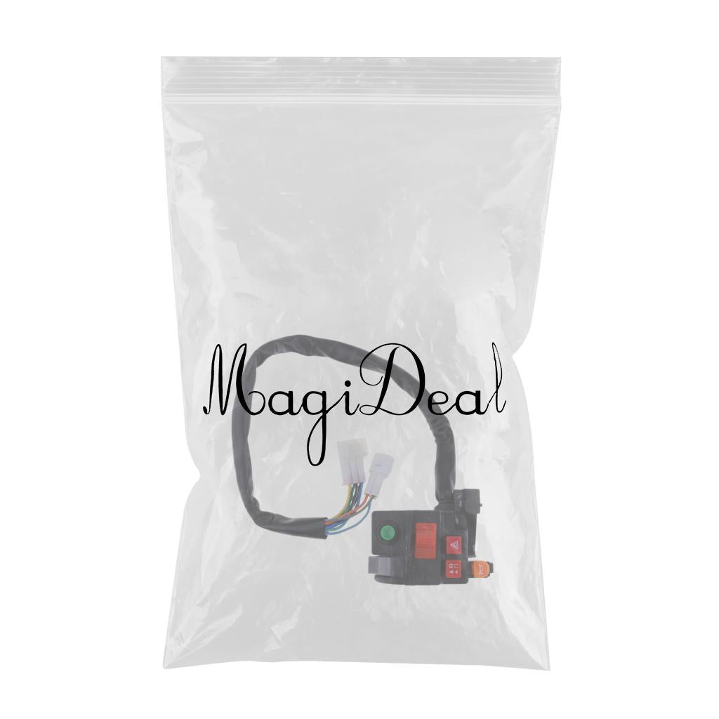 Motorcycle 7/8 Handlebar Horn Headlight Turn Signals Light Control Switch"