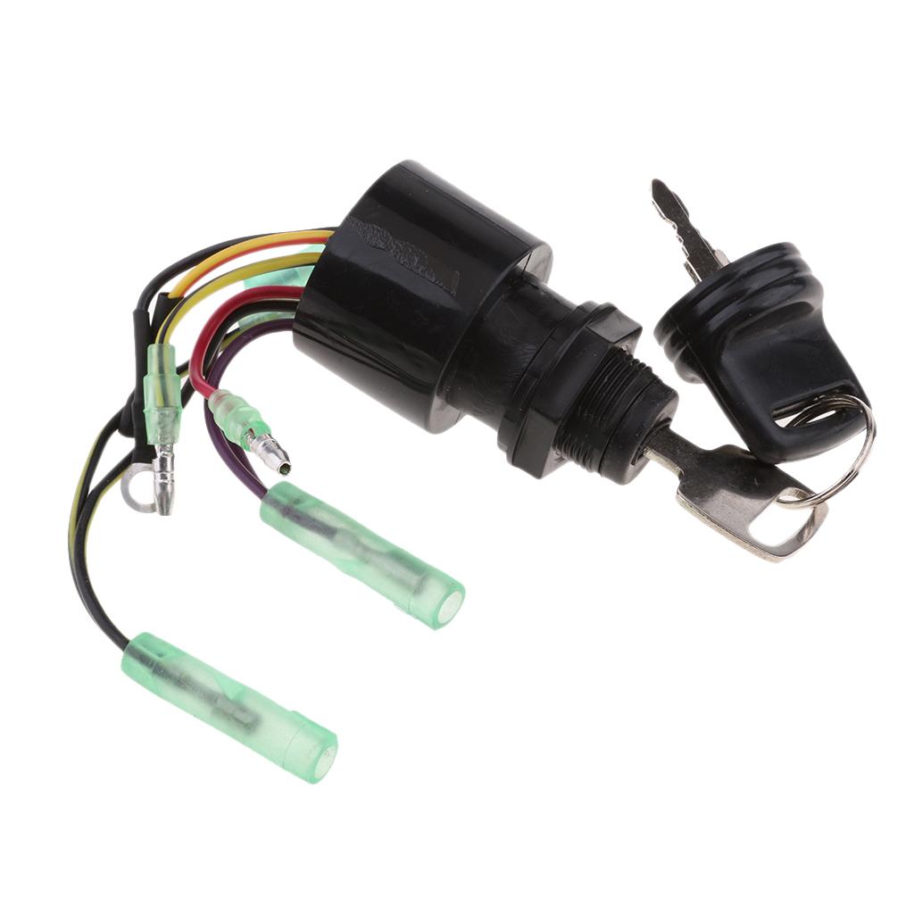 Boat Ignition Key Switch 3 Position Off-Run-Start for Mercury 87-17009A5