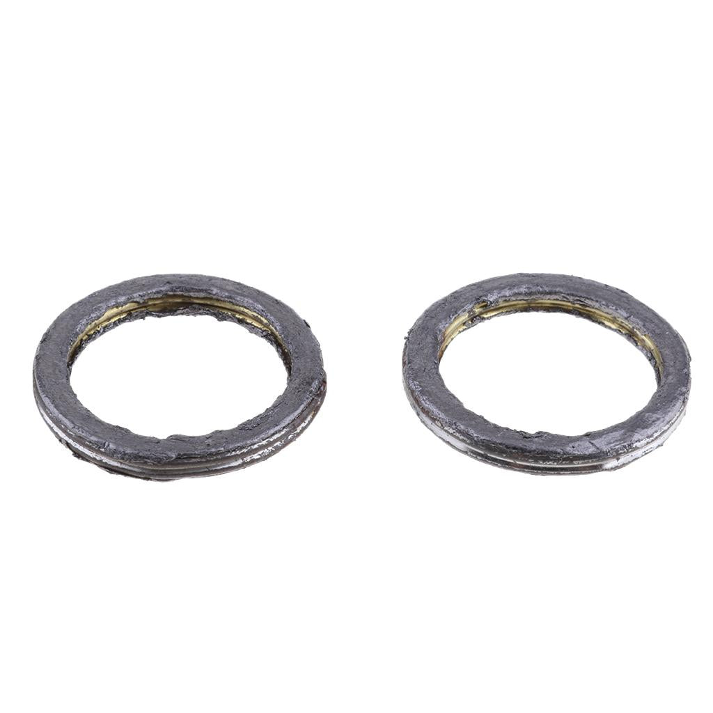 4x2pcs 30mm Exhaust Pipe Gasket for 90cc 110cc 125cc Pit Dirt Bike ATV Buggy
